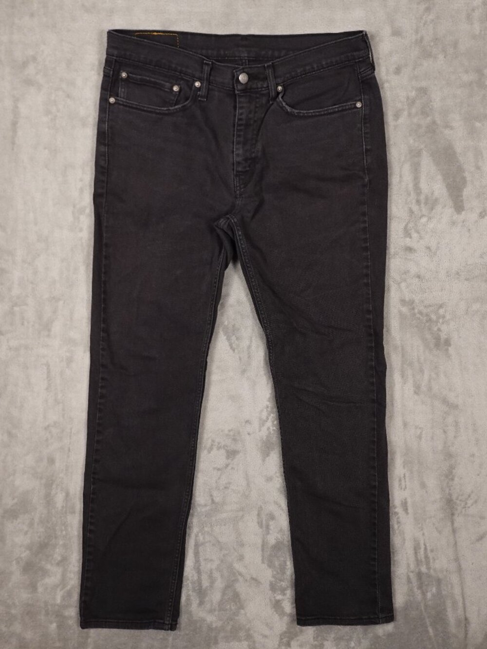 Levi's 514 Straight Leg Jeans Men's 34x34 Black Stretch Classic Denim